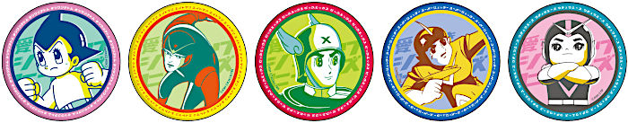 レトロ百貨展グッズ・缶バッチ