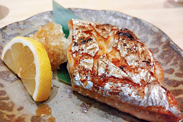 太刀魚の塩焼き