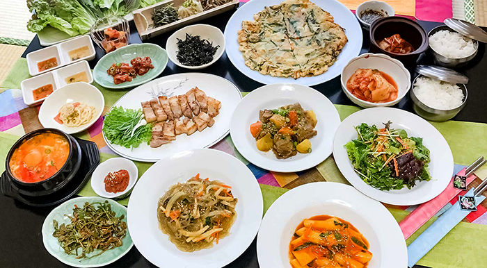 韓国料理店マンナムのコース料理