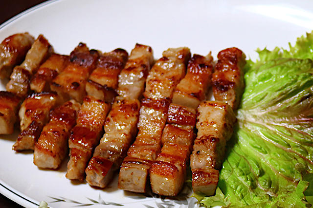 石見ポークのサムギョプサル