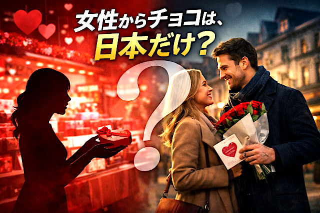 女性からチョコは、日本だけ?