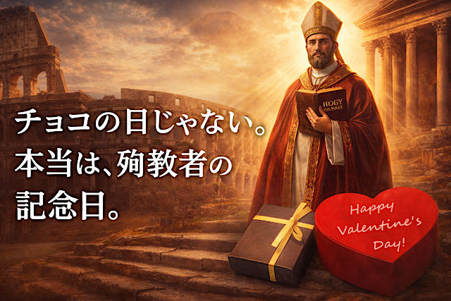 チョコの日じゃない。本当は、殉教者の記念日。